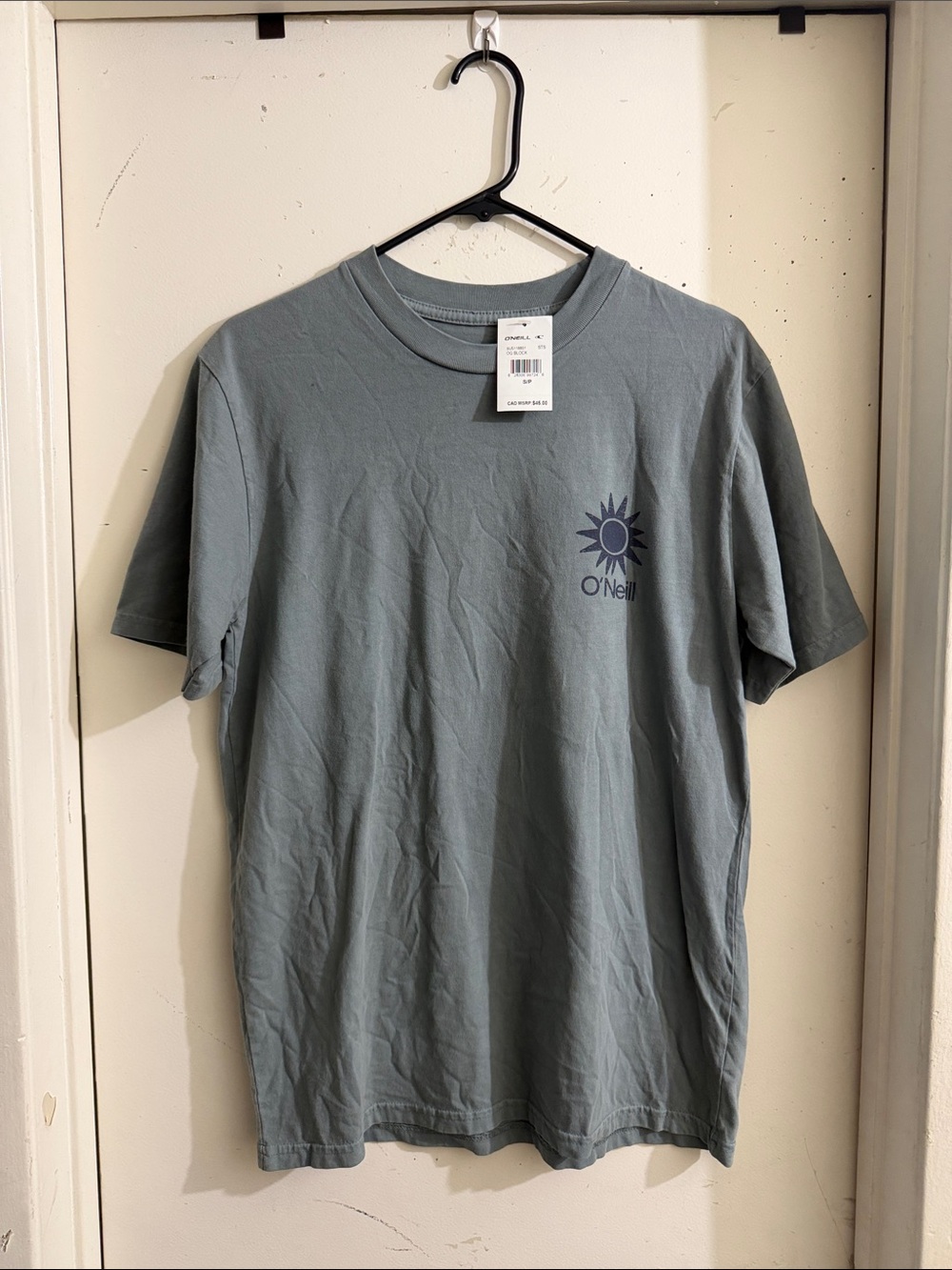 O'Neill Slate Blue Short-Sleeve Graphic Tee with Sun Logo